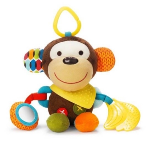 Skip Hop Bandana Buddies Monkey Stroller Toy