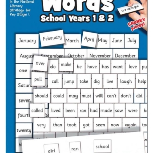 Magnetic Words and Board Grade 1 and 2