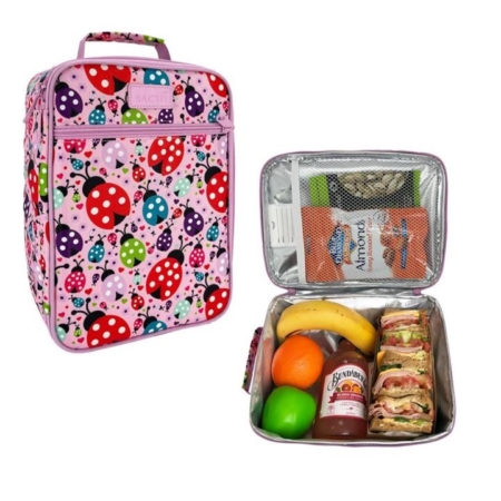 Sachi Insulated Lovely Ladybugs Lunch Bag