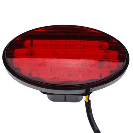 JAXSYN Novelty Towbar Trailer Hitch Cover Tow - Red Oval Brake light