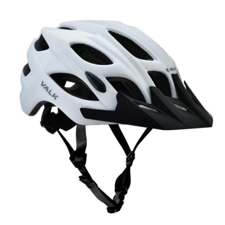 VALK Adjustable Mountain Bike Helmet 54-56cm Small White