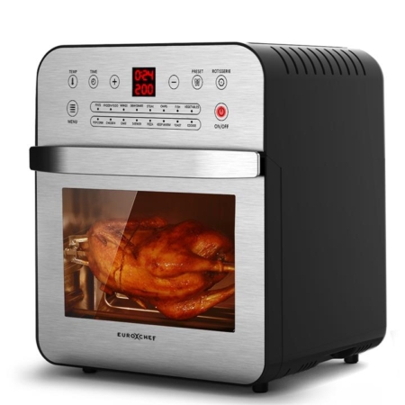 EUROCHEF 16L Digital Air Fryer with Rotisserie