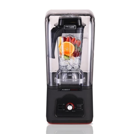 POLYCOOL Commercial Blender Quiet Enclosed Processor Smoothie Cafe Mixer Fruit