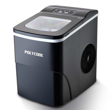 POLYCOOL 2L Portable Ice Cube Maker Machine Automatic with Control Panel