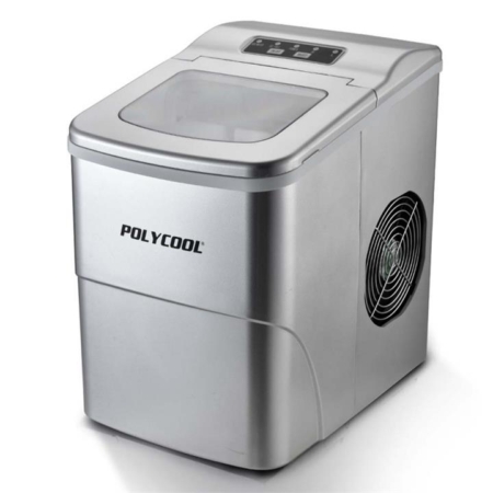 POLYCOOL 2L Portable Ice Cube Maker Machine Automatic with Control Panel