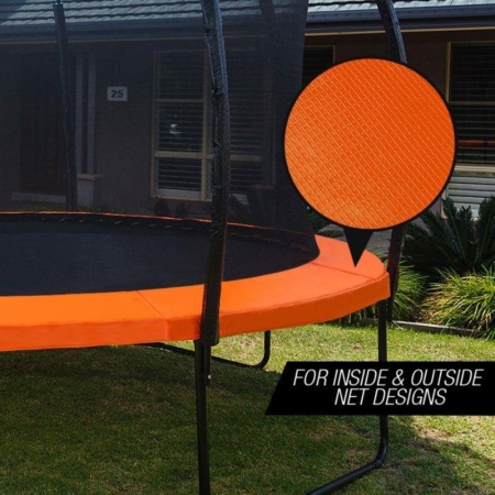 UP-SHOT 10ft Replacement Trampoline Padding - Pads Pad Outdoor Safety Round Orange