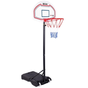 Dr. Dunk White Height Adjustable Kids Basketball Hoop Stand