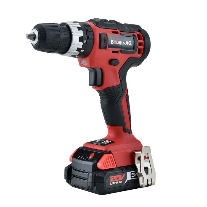 BAUMR-AG 20V SYNC Cordless Lithium Power Drill Kit