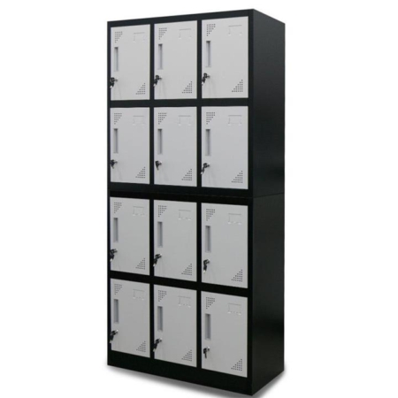 FORTIA 12-Door Metal Storage Lockers