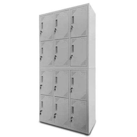 FORTIA 12-Door Metal Storage Lockers