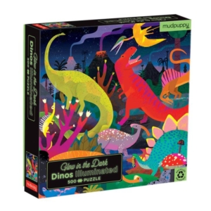 Glow in the Dark Dinosaur Puzzle 500 Pc