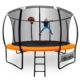 UP-SHOT 14ft Round Kids Trampoline with Curved Pole Design