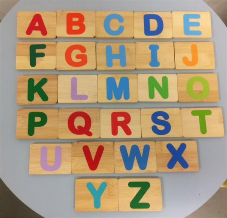 EverEarth Bamboo Letters