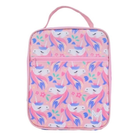 MontiiCo Insulated Large Lunch Bag and Ice Pack Enchanted