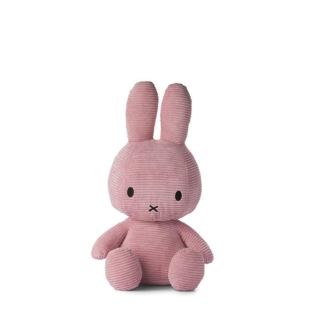 Miffy Sitting Corduroy Pink (23cm)