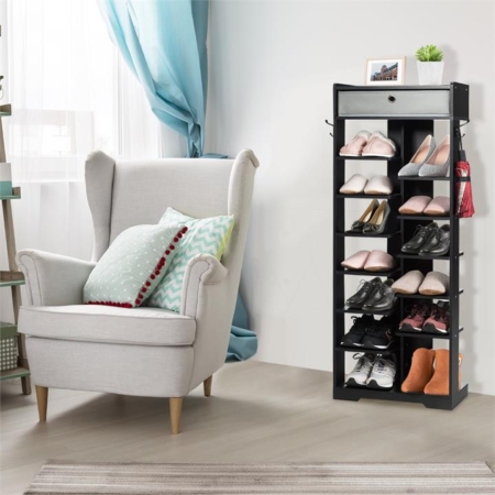 vertical shoe rack