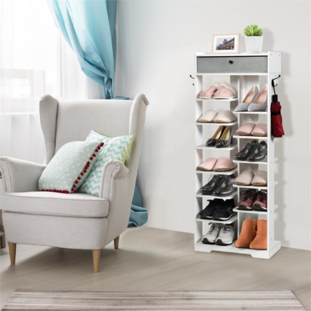 vertical shoe rack