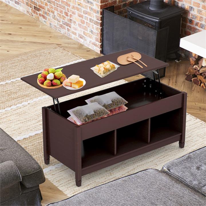 coffee table hidden storage