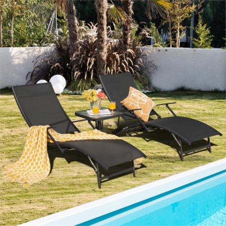 costway sun lounger