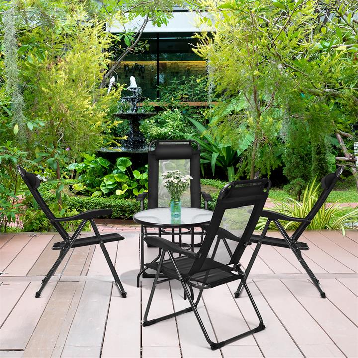 set of 4 folding chair