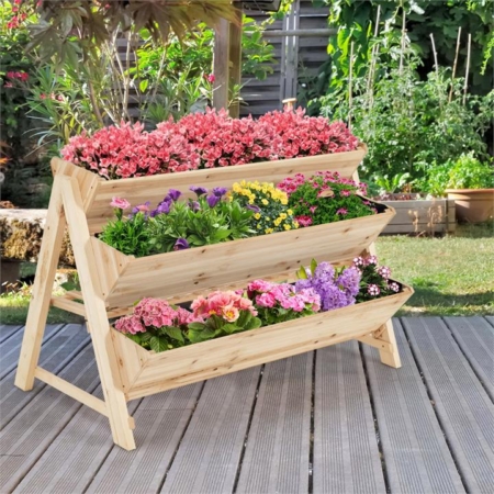 3-tiers raised garden bed