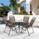 Costway 4 piece garden chairs