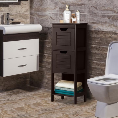 bathroom floor cabinets