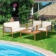 4-piece patio furniture set