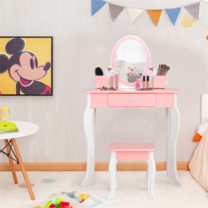 kids vanity with mirror