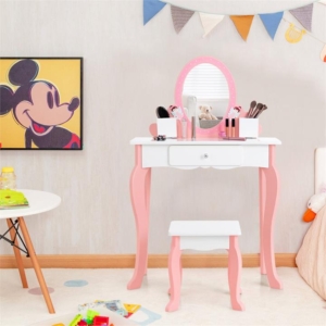 kids vanity with mirror