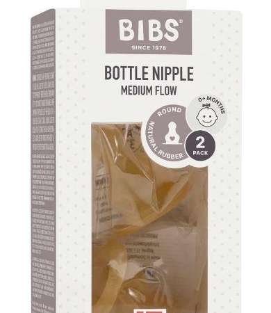 Bibs Replacement Bottle Nipple 2 Pack