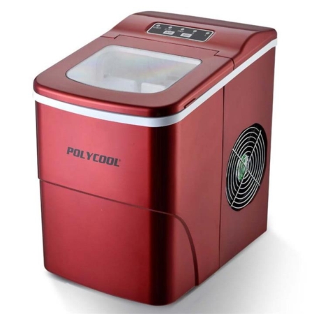 POLYCOOL 2L Portable Ice Cube Maker Machine Automatic with Control Panel