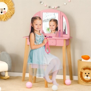 kids vanity set with mirror