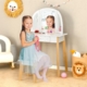 kids vanity set with mirror