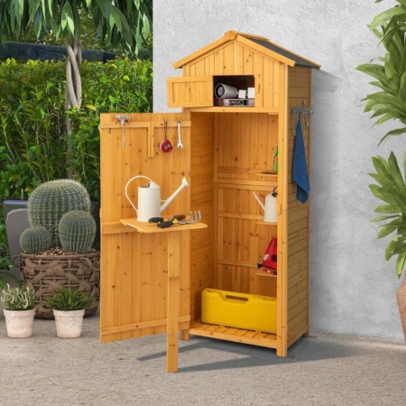 Garden storage shed