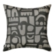 Colliding Green Linen Cushion- 60x60cm