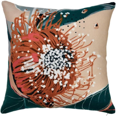 Flowering Gum Linen Cushion - 50x50cm