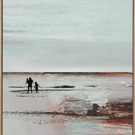 Beach Walk 2 Canvas Art Print