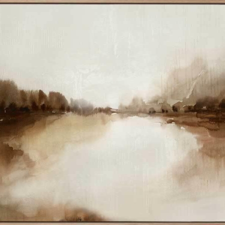 Down by the creek Canvas Art Print