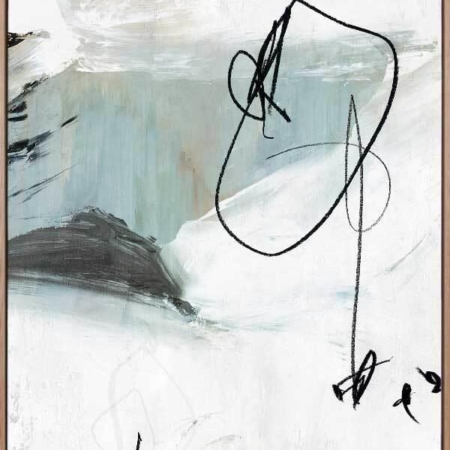 Defined I Canvas Art Print