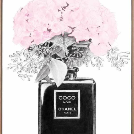 Chanel Noir Canvas Art Print