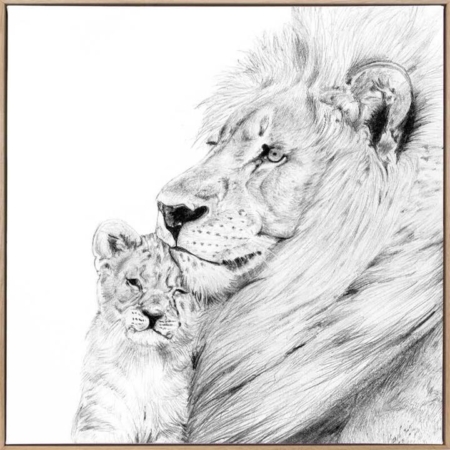 Lion Canvas Art Print