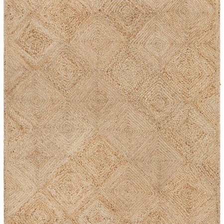 Atrium Hatch Natural Flat Weave Jute Rug