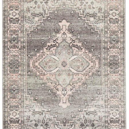 Avenue Grey Stain-Resistant Rug