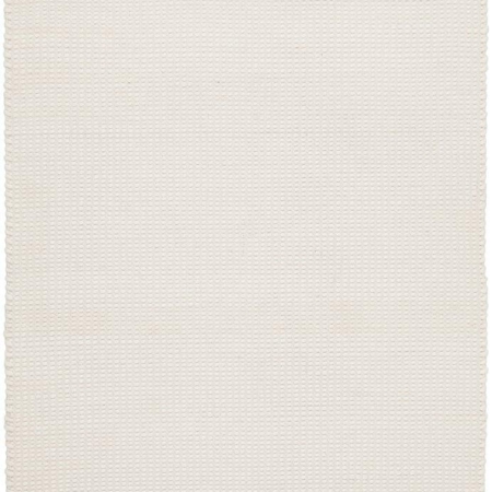 Skandi 300 White Handmade Wool Flat Weave Reversible Rug