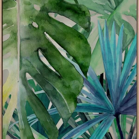 Palm Canyon Canvas Art Print