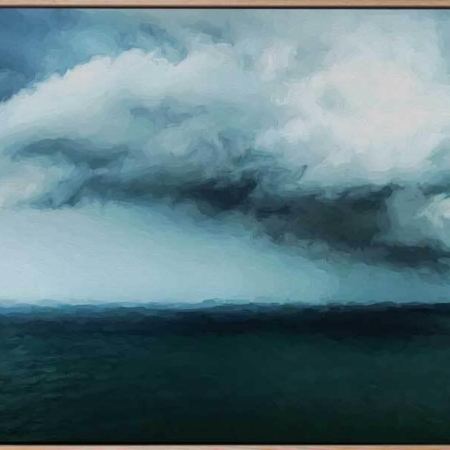 Sombre Seas Canvas Art Print