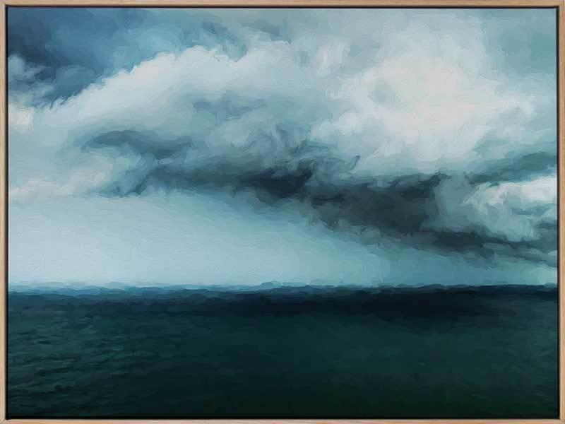 Sombre Seas Canvas Art Print
