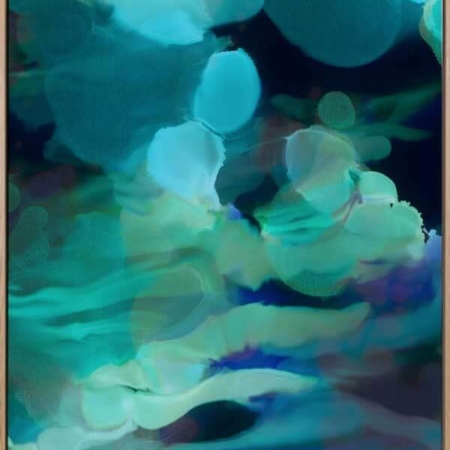 Green Lights Canvas Art Print