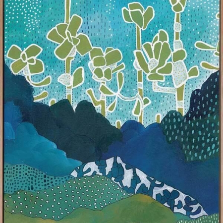 Sea of Succulents I Canvas Art Print